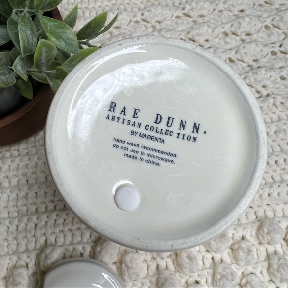 RAE DUNN ARTISAN COLLECTION “Weekday” Ceramic Tumbler W/ Lid - Picture 6 of 7